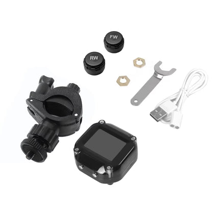Motorcycle Tire Pressure Monitor M5 Combination Digital Display External Motorcycle Wireless Tire Pressure Detector