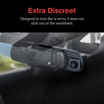 (2 Pack)  Roadcam Mirror 1080P Mirror Mount Dash Cam, Universal Compatibility with Smart G-Sensor, 4.7" Monitor, Adjustable Lens, Wide Angle View, BT533147