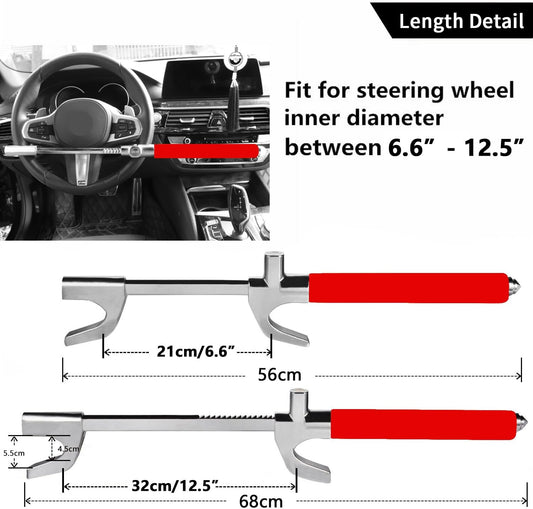 Steering Wheel Lock anti Theft Car Device Universal Theft Prevention Car Lock